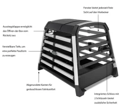 THULE® Allax threshold compatible L Compact Hundetransportbox für Fahrzeuge mit Ladekante, ca. B69/H70/T87-93 cm Online