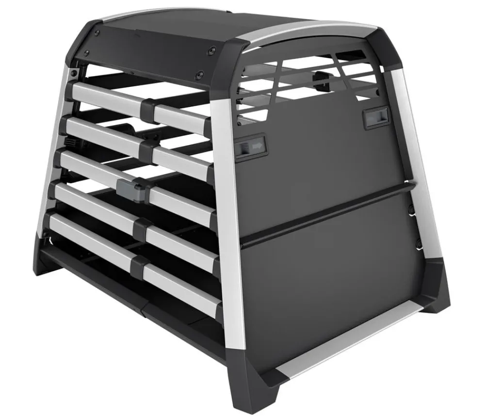 THULE® Hundetransportboxen - Allax threshold compatible M Hundetransportbox für Fahrzeuge mit Ladekante, ca. B65/H65/T82-90 cm