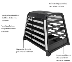 THULE® Allax XL Hundetransportbox, ca. B73/H70/T94-105 cm Sale