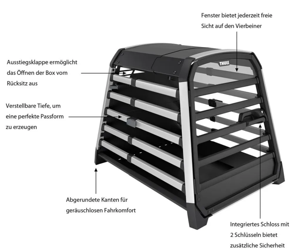 THULE® Allax XL Hundetransportbox, ca. B73/H70/T94-105 cm Sale