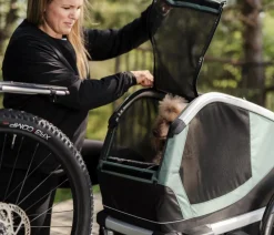 THULE® Mehr Transport & Unterwegs - Bexey Hunde-Fahrradanhänger, Hazy Green Grün
