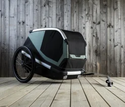 THULE® Mehr Transport & Unterwegs - Bexey Hunde-Fahrradanhänger, Hazy Green Grün