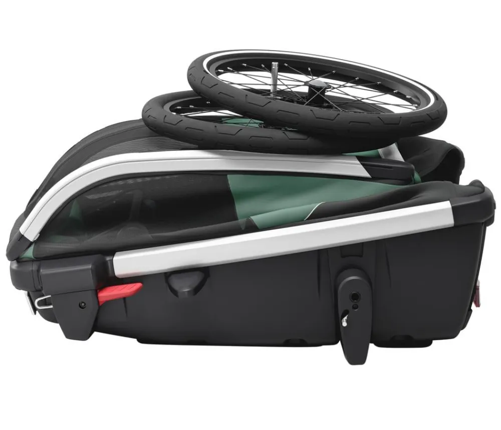 THULE® Mehr Transport & Unterwegs - Bexey Hunde-Fahrradanhänger, Hazy Green Grün