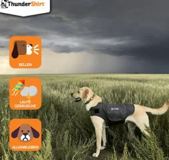 THUNDERSHIRT® Mehr Hundezubehör|Mehr Transport & Unterwegs - Hunde-Beruhigungsweste Grau