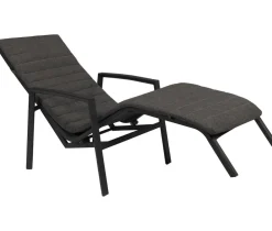 Tierra Outdoor Relaxliege Wave, ca. B53/H95/T165 cm Dunkelgrau Sale