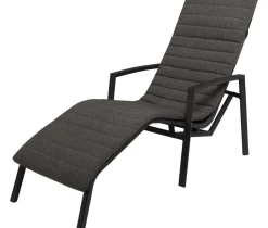 Tierra Outdoor Relaxliege Wave, ca. B53/H95/T165 cm Dunkelgrau Sale