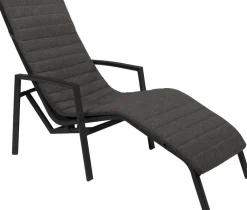 Tierra Outdoor Relaxliege Wave, ca. B53/H95/T165 cm Dunkelgrau Sale