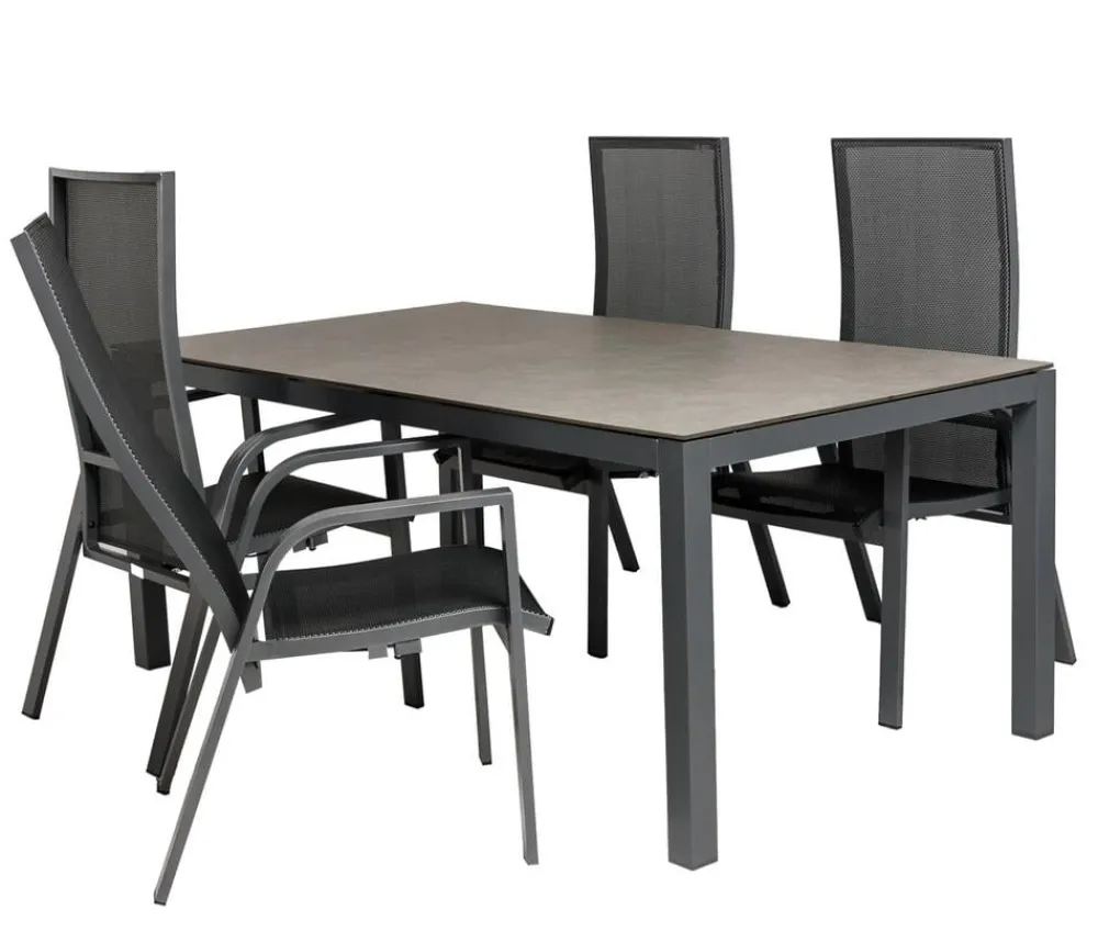 Tierra Outdoor Stapelstühle - Stapelstuhl Edo Dining Grau