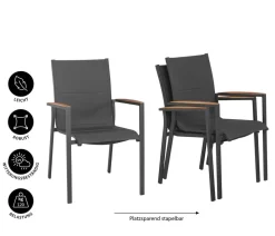 Tierra Outdoor Stapelstühle|Gartenstühle Aluminium > Stapelstuhl Foxx