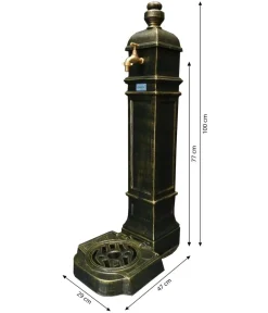 tomco Gartenbrunnen > Aluminium-Standbrunnen Belvedere, ca. H100 cm