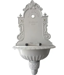 tomco Gartenbrunnen > Aluminium-Wandbrunnen Wiener Bassena, ohne Hahn, ca. 87 cm
