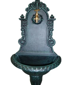 tomco Gartenbrunnen - Aluminium-Wandbrunnen Triumph, ca. H72 cm