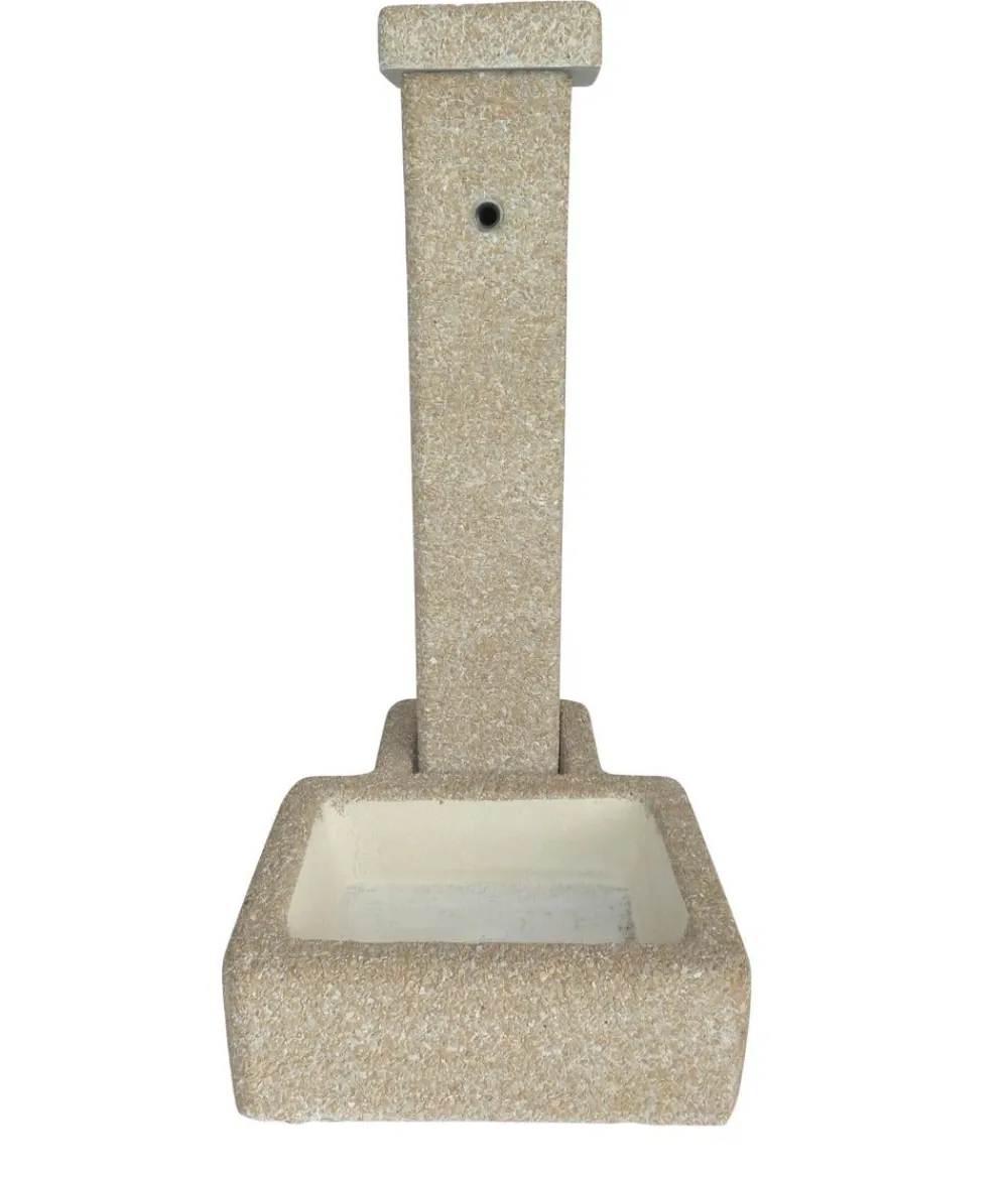 tomco Gartenbrunnen - Stein-Gartenbrunnen Florenz, ca. H85 cm Braun