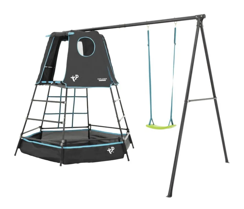 TP Toys Gartenspielgeräte - Klettergerüst Move, ca. B350/H203/T119 cm Schwarz