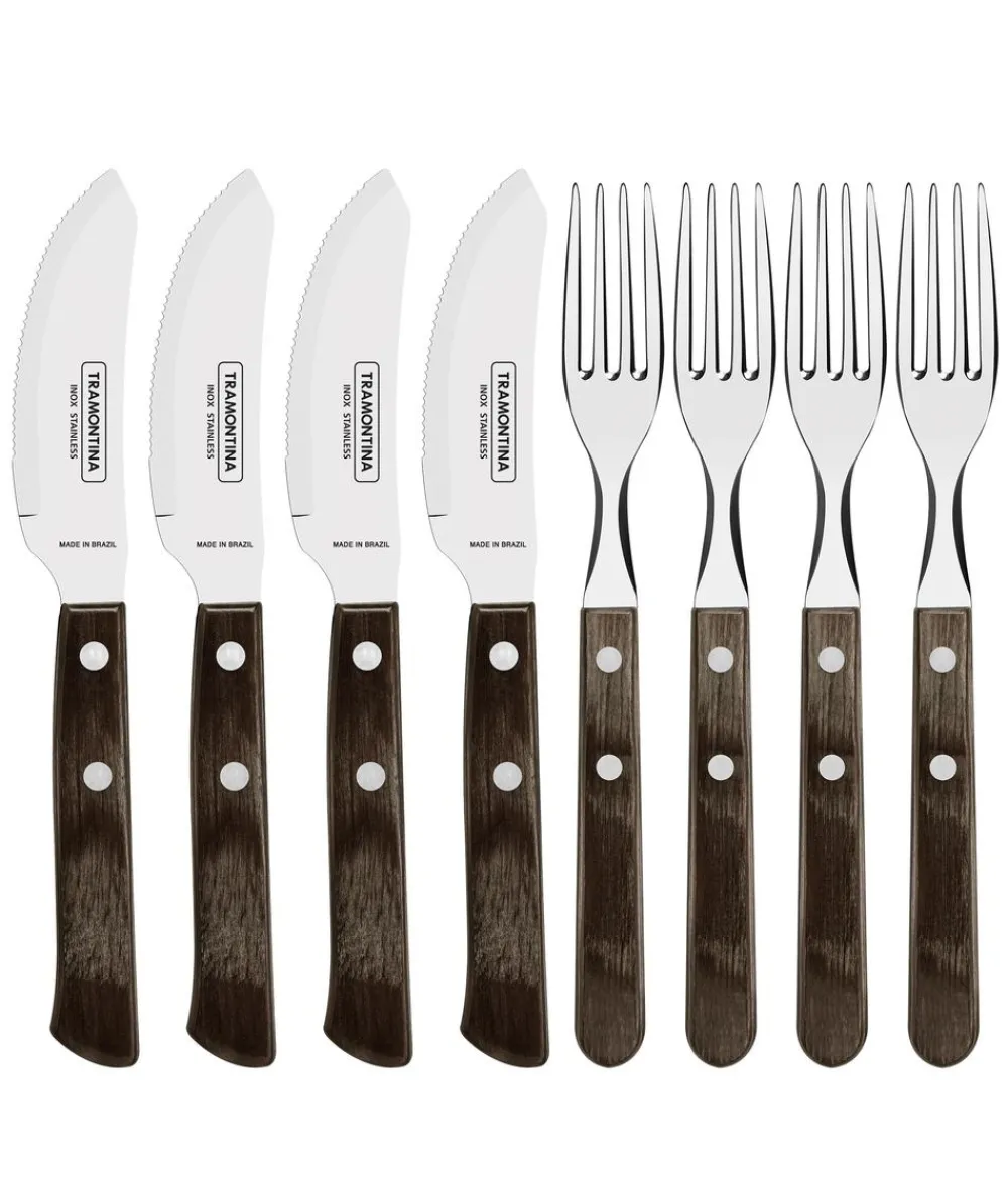 Tramontina Grillzubehör > Pizza Besteck-Set, 8-teilig