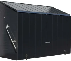 Trimetals Fahrradbox Sesame, ca. B185/H139/T76 cm Dunkelgrau New