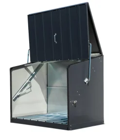 Trimetals Gartenschränke & Minigaragen - Fahrradbox Stowaway, ca. B138/H113/T89 cm Dunkelgrau