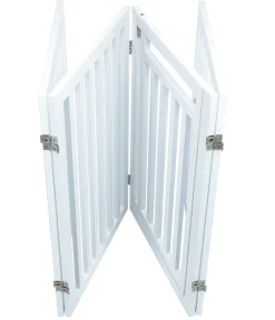 Trixie Mehr Hundezubehör - Absperrgitter mit Tür, 4-teilig, ca. B60-160/H81 cm