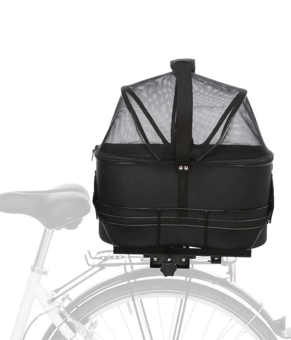 Trixie Fahrradkorb für Gepäckträger, ca. B29/H42/T48 cm Schwarz Outlet