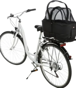 Trixie Fahrradkorb Long für Gepäckträger, ca. B29/H49/T60 cm Schwarz Sale