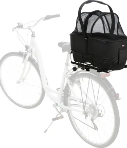 Trixie Fahrradkorb Long für Gepäckträger, ca. B29/H49/T60 cm Schwarz Sale