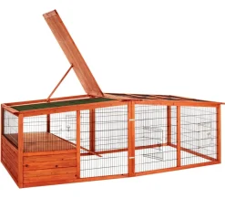 Trixie Freilaufgehege - Freigehege XL für Kaninchen Braun