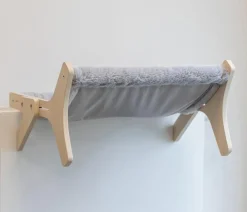 Trixie Katzenbetten & Katzenkissen - Hängematte & Heizkörperliege, grau, ca. B47/H24/T38 cm