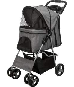 Trixie Mehr Transport & Unterwegs - Hunde-Buggy, Grau