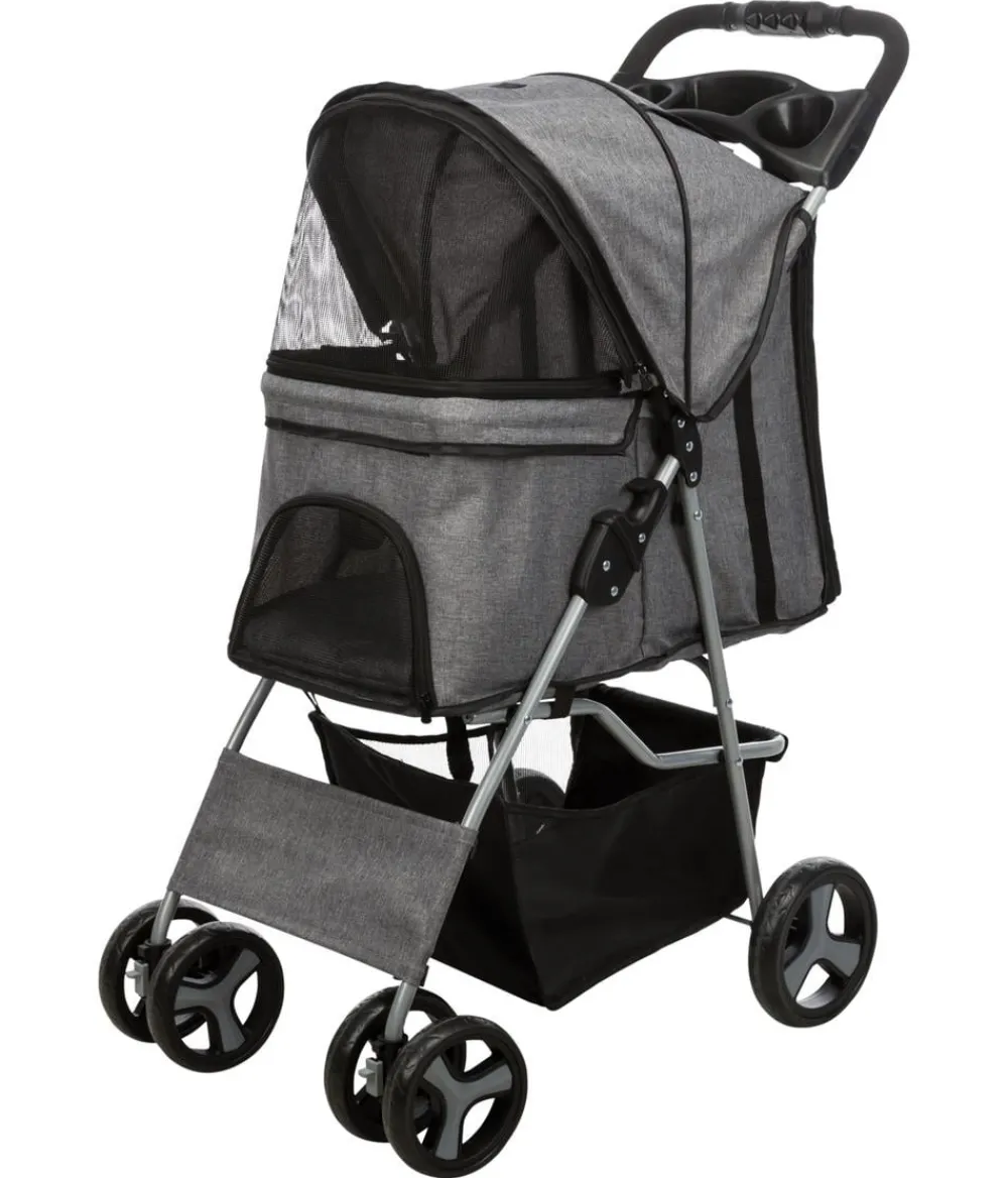 Trixie Mehr Transport & Unterwegs - Hunde-Buggy, Grau