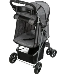 Trixie Mehr Transport & Unterwegs - Hunde-Buggy, Grau