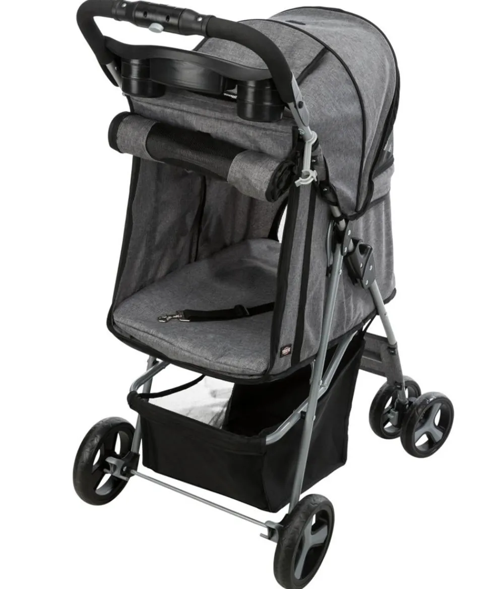 Trixie Mehr Transport & Unterwegs - Hunde-Buggy, Grau