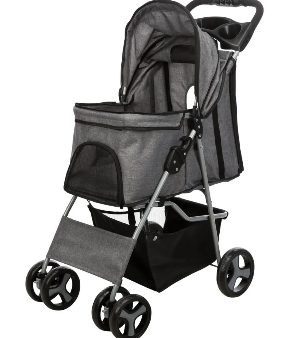 Trixie Mehr Transport & Unterwegs - Hunde-Buggy, Grau