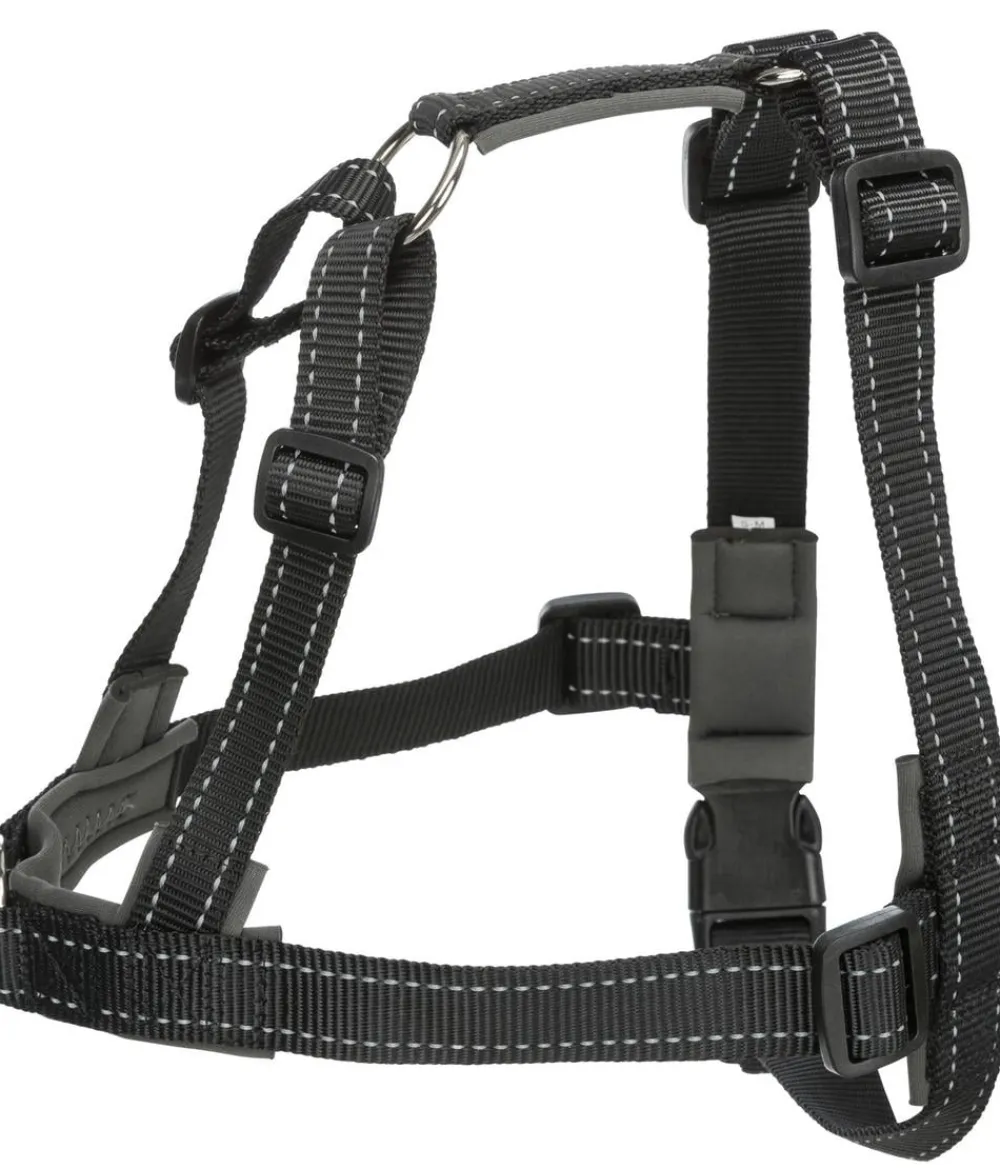 Trixie Hundegeschirr Lead'n'Walk Soft, Schwarz Best