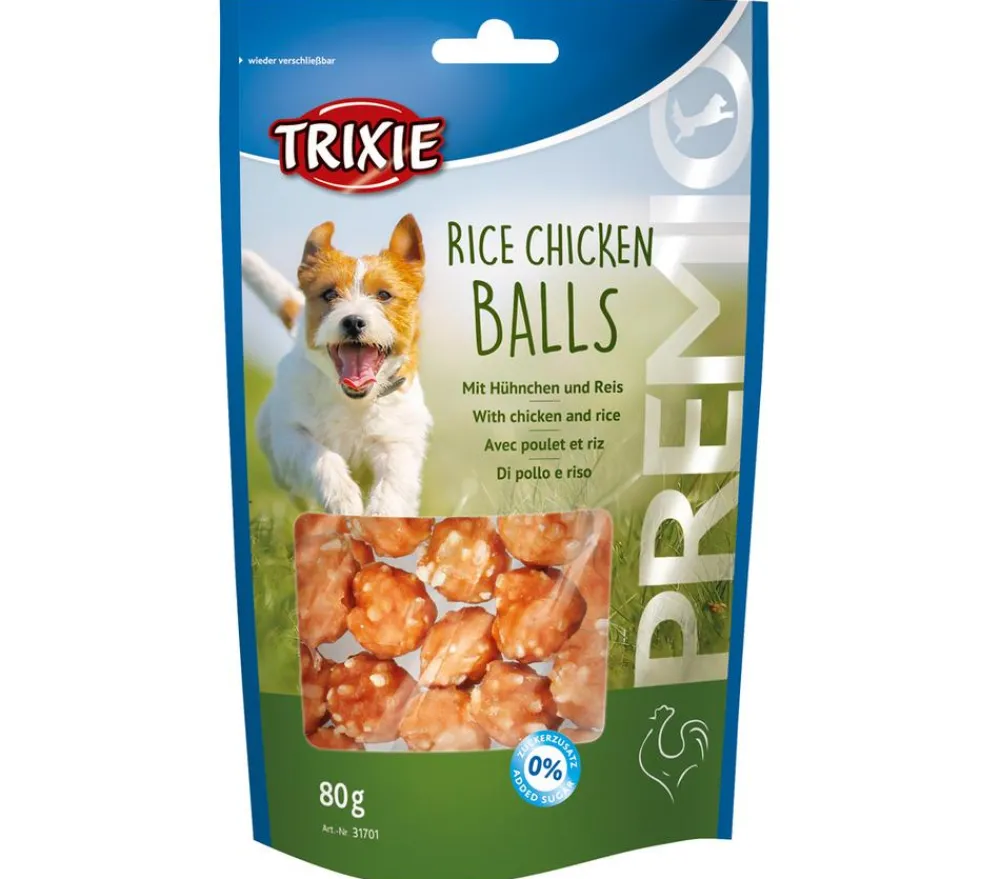 Trixie Hundesnack Premio Rice Chicken Balls, 80 g Outlet