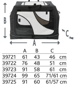 Trixie Hundetransportboxen > Hundetranportbox Vario, /grau
