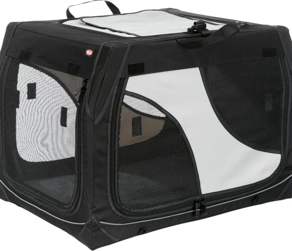 Trixie Hundetranportbox Vario, /grau Schwarz