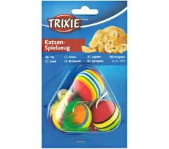 Trixie Katzenspielzeug - Katzenspielzeug Rainbowbälle am Band