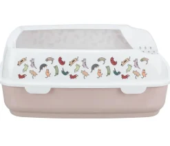 Trixie Katzenklo - Katzentoilette Delio, flieder/, ca. B50/H20/T38 cm