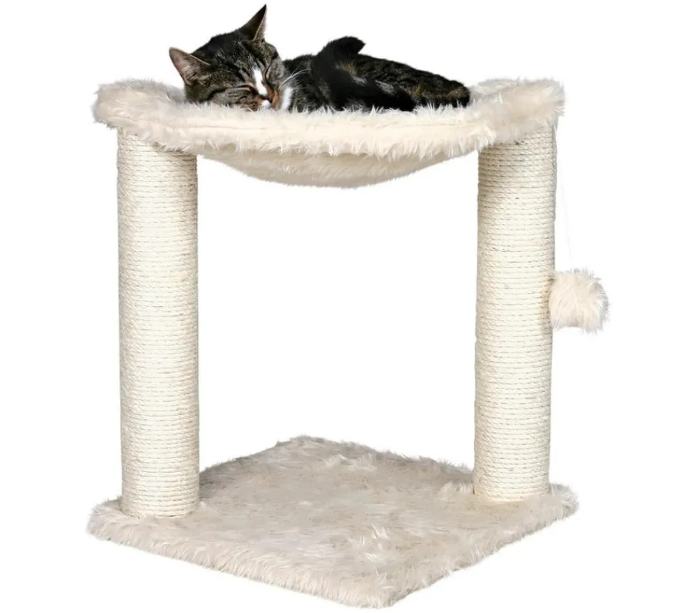 Trixie Kratzbäume & Kratzmöbel - Kratzbaum Baza, ca. B41/H50/T41 cm Creme