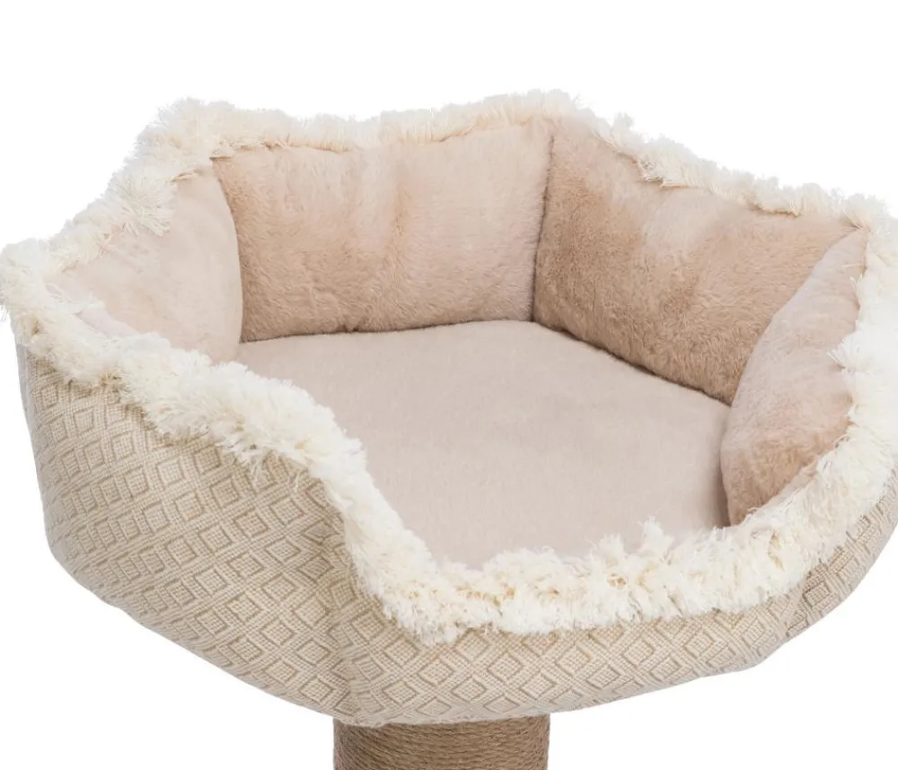 Trixie Kratzbäume & Kratzmöbel - Kratzbaum Boho, ca. Ø50/H97 cm Beige