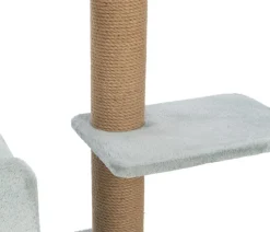Trixie Kratzbaum Elena, salbei, ca. B74/H83/T45 cm Hellgrau