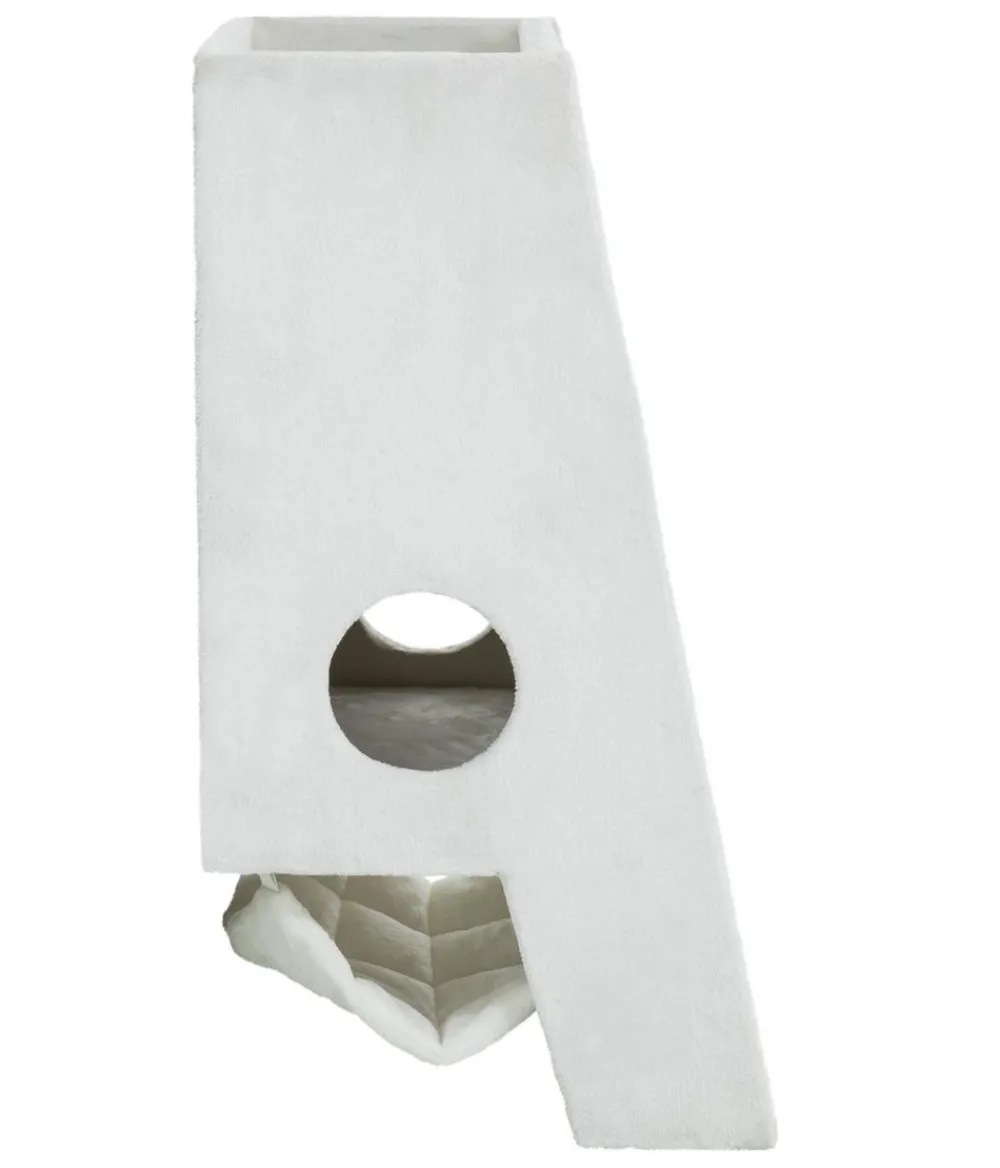 Trixie Kratzbäume & Kratzmöbel - Kratzbaum mit Wandbefestigung, , ca. B59/H110/T49 cm Grau
