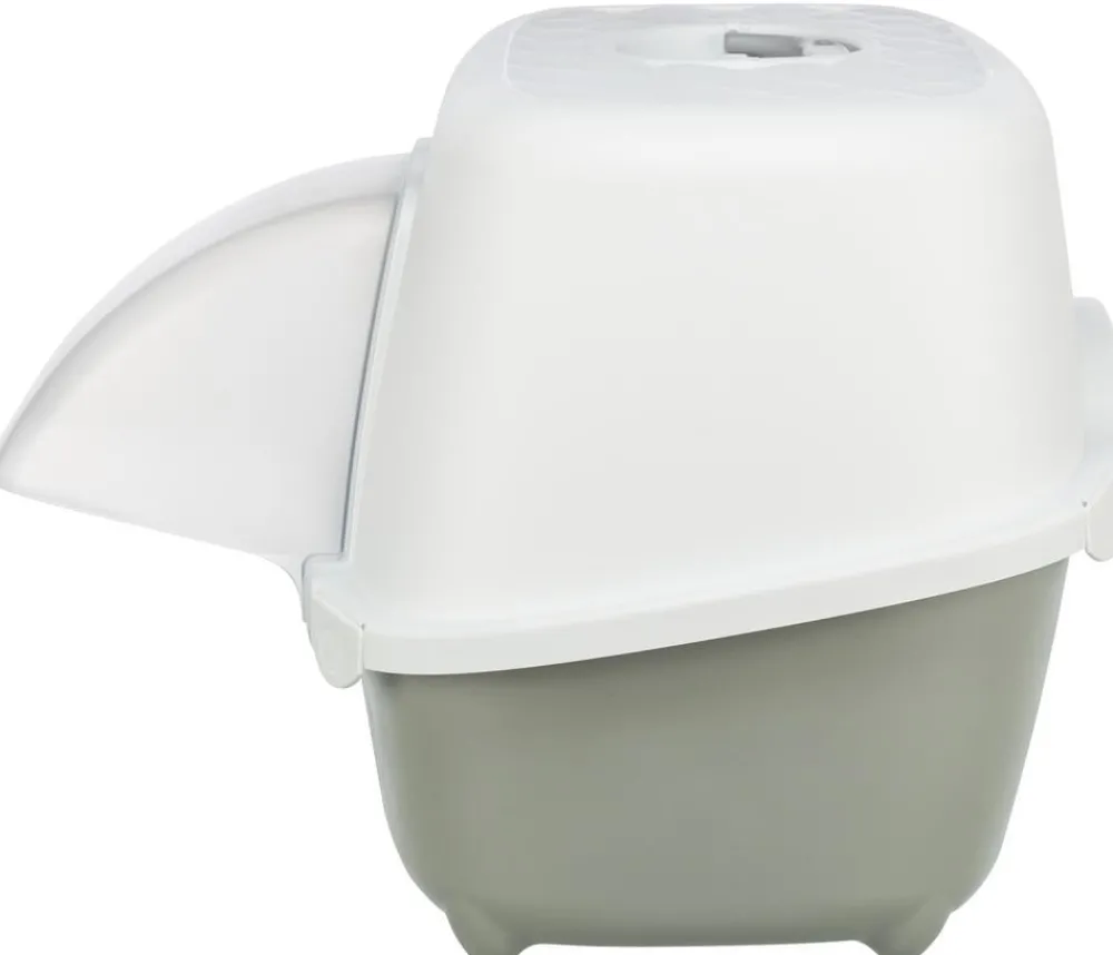 Trixie Katzenklo - Outdoor Katzentoilette Davio Top mit Haube, ca. B56/H39/T39 cm
