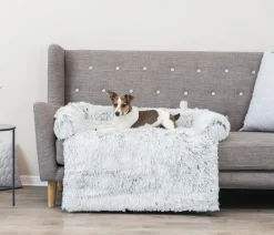 Trixie Hundedecken|Katzenbetten & Katzenkissen - Polster-Schondecke Harvey, rechteckig, grau/-