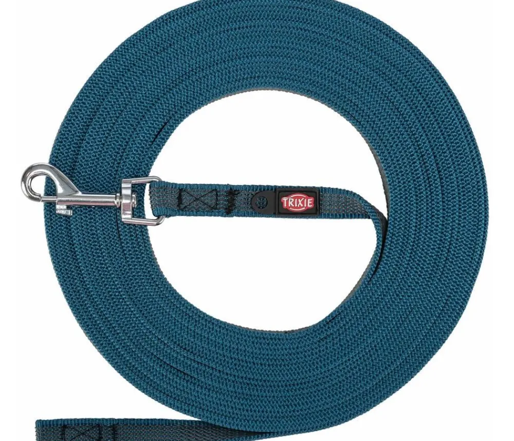 Trixie Schleppleine gummiert, S-M, petrol Blau Outlet