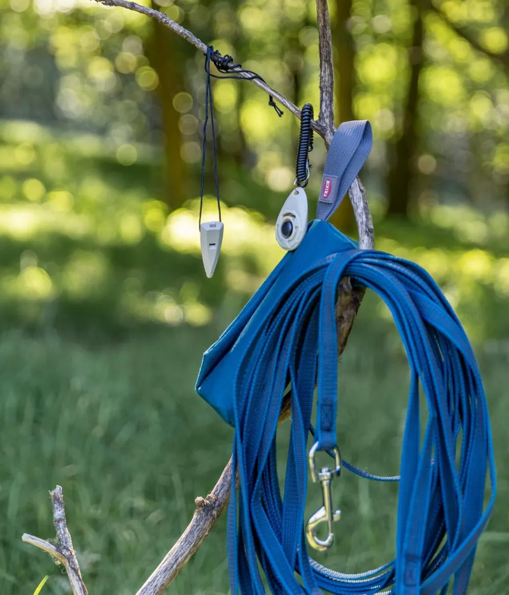 Trixie Schleppleine gummiert, S-M, petrol Blau Outlet