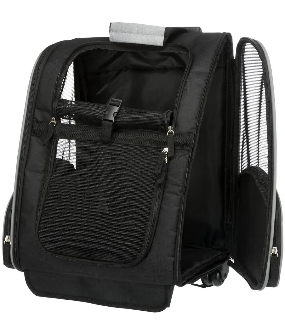 Trixie Mehr Katzenzubehör|Hundetransportboxen - Trolley, , ca. B32/H45/T25 cm Schwarz
