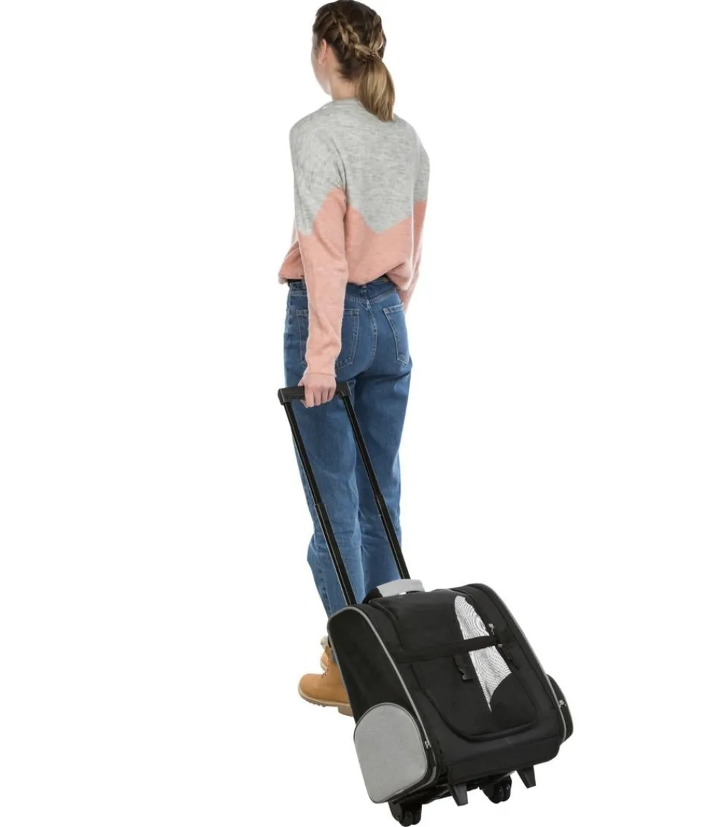 Trixie Mehr Katzenzubehör|Hundetransportboxen - Trolley, , ca. B32/H45/T25 cm Schwarz