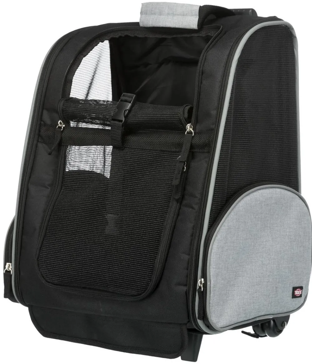Trixie Mehr Katzenzubehör|Hundetransportboxen - Trolley, , ca. B32/H45/T25 cm Schwarz