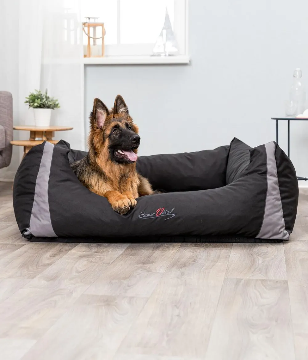 Trixie Vital Hundebett Samoa, rechteckig Schwarz Sale